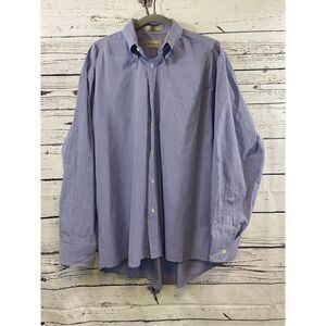 Chas Reed & Co. by Enro Poplin Mens button Down Size 17/34-35